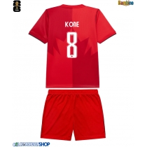 Maglie da calcio Canada Ismael Kone #8 Prima Maglia Bambino Mondiali 2026  Manica Corta + Pantaloni corti)